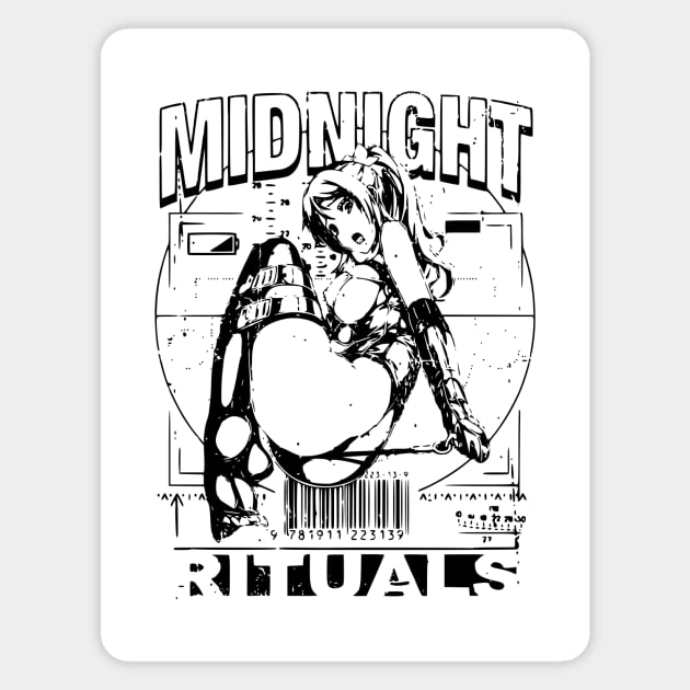 Midnight Rituals Magnet by MaxGraphic